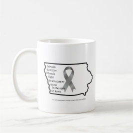 Bewustzijn van hersenkanker in Iowa Koffiemok