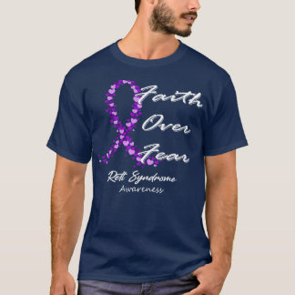 Bewustzijn van het RETT-syndroom over angst in dez T-shirt