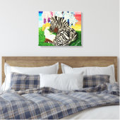 Bewustzijn van het syndroom van Ehlers Danlos Canvas Afdruk (Insitu (Slaapkamer))