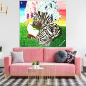 Bewustzijn van het syndroom van Ehlers Danlos Canvas Afdruk (Insitu (Woonkamer))