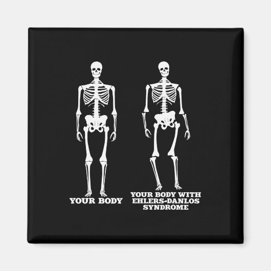 Bewustzijn van het syndroom van Ehlers-Danlos Magneet (Voorkant)