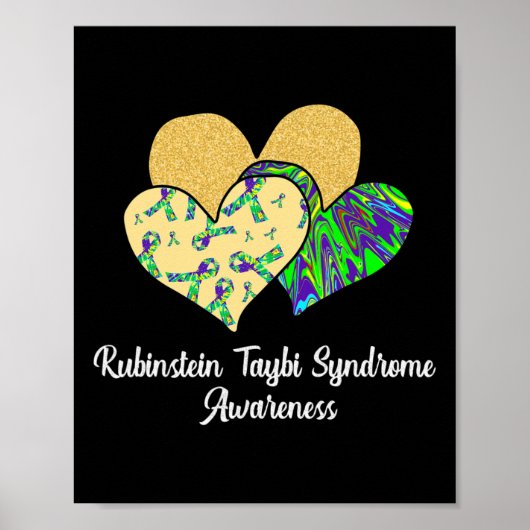 Bewustzijn van het syndroom van Rubinstein Taybi b Poster (Voorkant)
