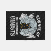 bewustzijn van Hitchhiking Ghosts Fun Halloween Fleece Deken (Voorkant (Horizontaal))