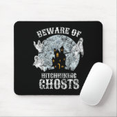  bewustzijn van Hitchhiking Ghosts Fun Halloween Muismat (Met muis)