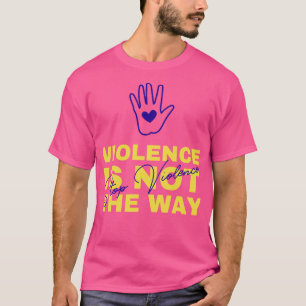 Bewustzijn van huiselijk geweld 4 t-shirt