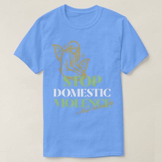 Bewustzijn van huiselijk geweld t-shirt (Design voorkant)