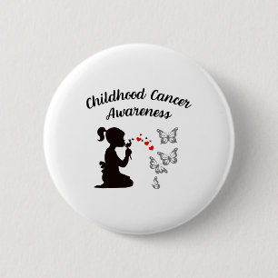 Bewustzijn van kanker bij kinderen Geloof Hoop Lie Ronde Button 5,7 Cm