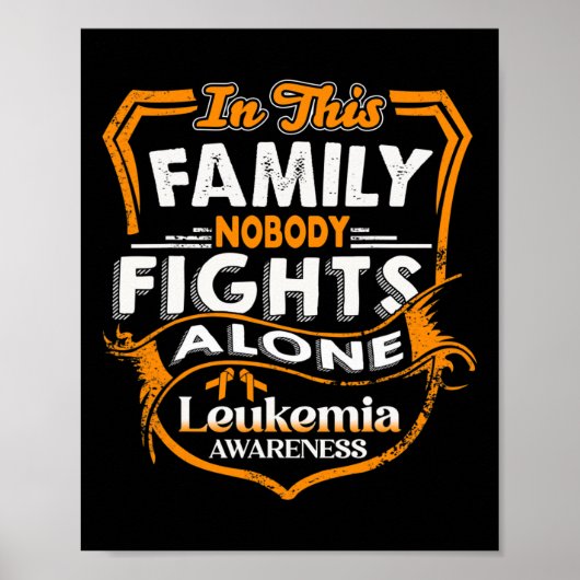 Bewustzijn van leukemie poster (Voorkant)