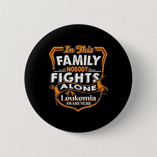 Bewustzijn van leukemie ronde button 5,7 cm (Voorkant)