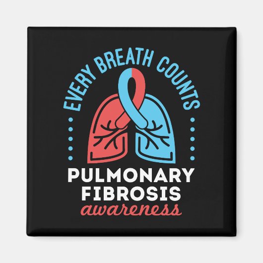 Bewustzijn van longfibrose Elke borstkas Magneet (Voorkant)