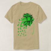 Bewustzijn van mitochondriale ziekte Sunflow T-shirt (Design voorkant)