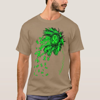 Bewustzijn van mitochondriale ziekte Sunflow T-shirt