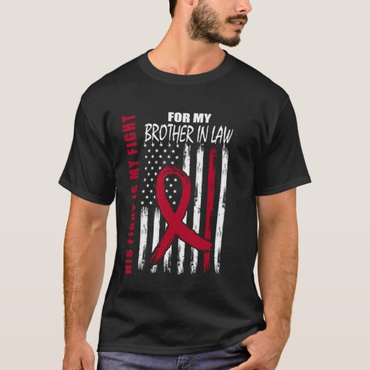 Bewustzijn van multipel myeloom bij zwager Amerika T-shirt (Voorkant)