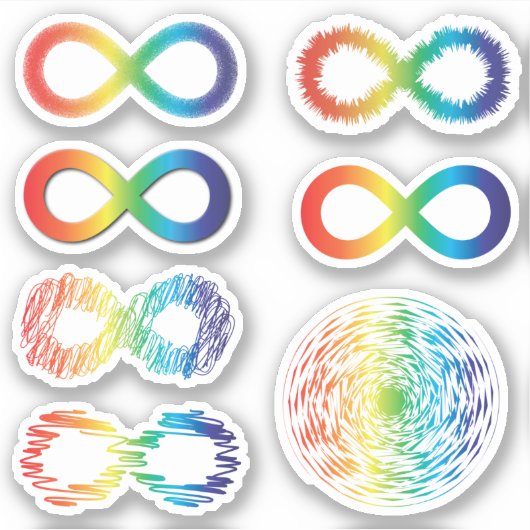 Bewustzijn van neurodiversiteit | Autisme-acceptat Sticker (Voorkant)