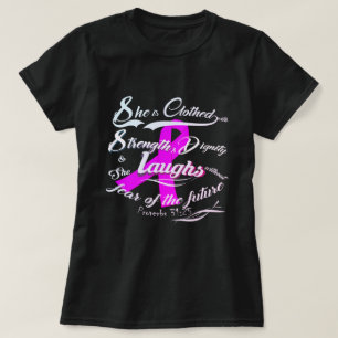 Bewustzijn van ongeboren kanker t-shirt
