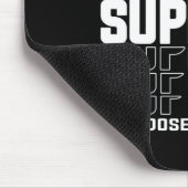 Bewustzijn van overdosering door supportteam 1 muismat (Hoek)