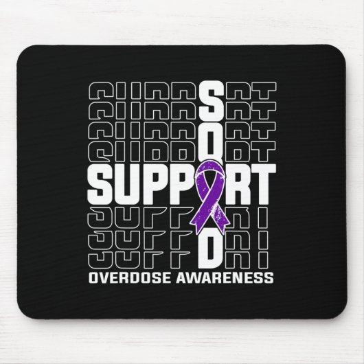 Bewustzijn van overdosering door supportteam 1 muismat (Voorkant)