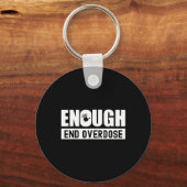 Bewustzijn van overdosering Maand Genoeg einde ove Sleutelhanger (Voorkant)