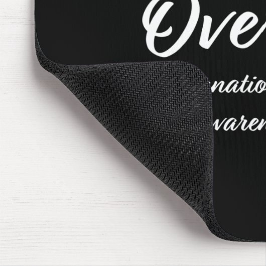 Bewustzijn van overdosering Maand Muismat (Hoek)