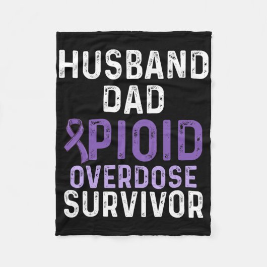 Bewustzijn van overdosering met opioïden Overleven Fleece Deken (Voorkant)