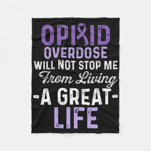 Bewustzijn van overdosering met opioïden Overleven Fleece Deken