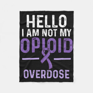 Bewustzijn van overdosering met opioïden Overleven Fleece Deken