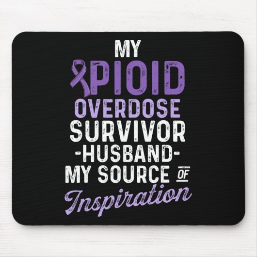 Bewustzijn van overdosering met opioïden Overleven Muismat (Voorkant)