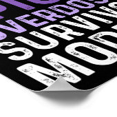 Bewustzijn van overdosering met opioïden Overleven Poster (Hoek)