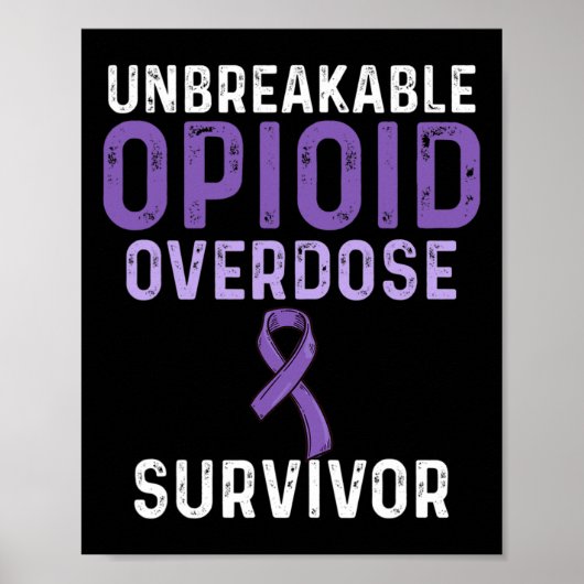 Bewustzijn van overdosering met opioïden Overleven Poster (Voorkant)