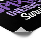 Bewustzijn van overdosering met opioïden Overleven Poster (Hoek)