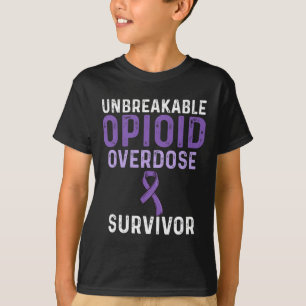 Bewustzijn van overdosering met opioïden Overleven T-shirt