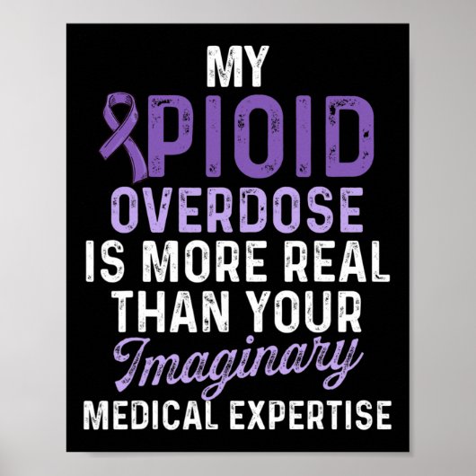 Bewustzijn van overdosering opioïden Overlevende s Poster (Voorkant)