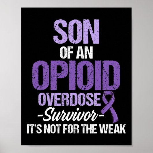 Bewustzijn van overdosering opioïden Overlevende s Poster (Voorkant)