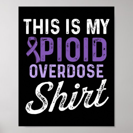 Bewustzijn van overdosering opioïden Overlevende s Poster (Voorkant)