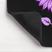 Bewustzijn van overdosering Paarse lint Geneesmidd Muismat (Hoek)