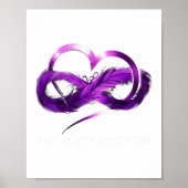 Bewustzijn van overdosis hart poster (Voorkant)