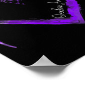 Bewustzijn van overdosis hart poster (Hoek)