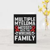 Bewustzijn van overlevende bloedkankerplasmacelmye kaart (Gele Bloem)