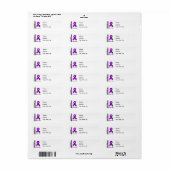 Bewustzijn van sarcoïdose 5 etiket (Full Sheet)