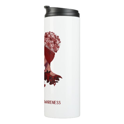 Bewustzijn van sikkelcelanemie Haar strijd is onze Thermosbeker (Geroteerd rechts)