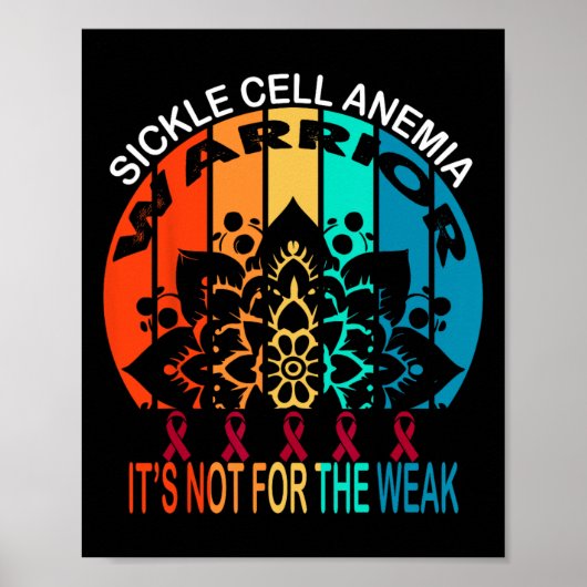 Bewustzijn van sikkelcelanemie poster (Voorkant)