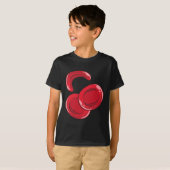 Bewustzijn van sikkelcelanemie rode bloedcel t-shirt (Voorkant volledig)