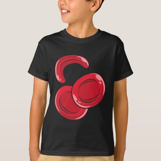 Bewustzijn van sikkelcelanemie rode bloedcel t-shirt (Voorkant)