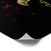 Bewustzijn van sikkelcellen Zonnebloem Poster (Hoek)