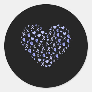 Bewustzijn van slokdarmkanker Het maagdarmlint Ronde Sticker