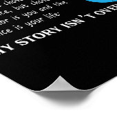 Bewustzijn van suïcide depressie poster (Hoek)