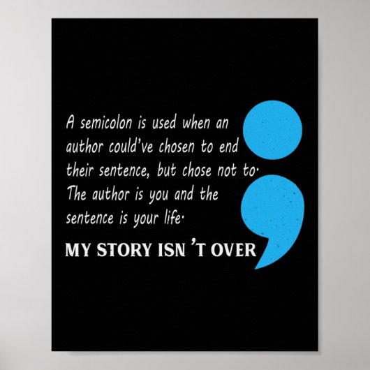 Bewustzijn van suïcide depressie poster (Voorkant)