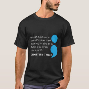 Bewustzijn van suïcide depressie t-shirt
