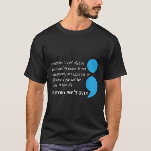 Bewustzijn van suïcide depressie t-shirt (Voorkant)