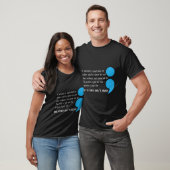 Bewustzijn van suïcide depressie t-shirt (Unisex)
